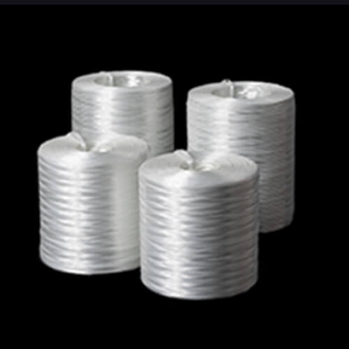 糸のように細い繊維状のガラス