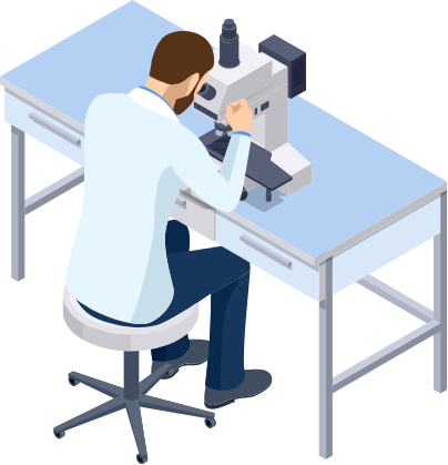 研究開発（組成）のイメージイラスト