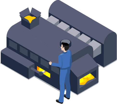 プロセス技術のイメージイラスト