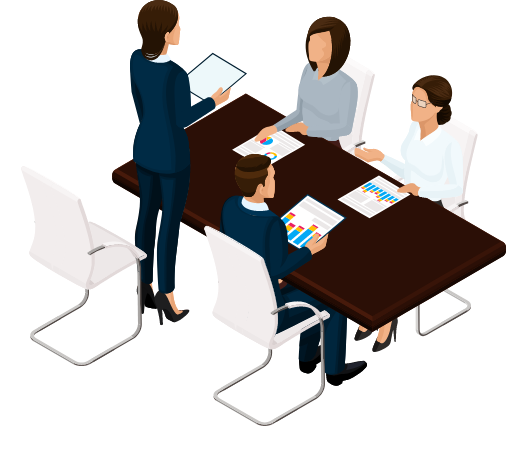 拡販（営業）のイメージイラスト